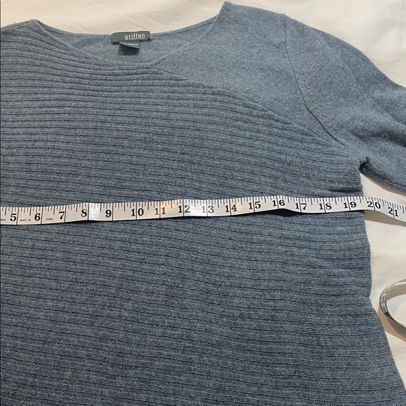 100% Cashmere sweater by Griffen size L - Picture 8 of 10